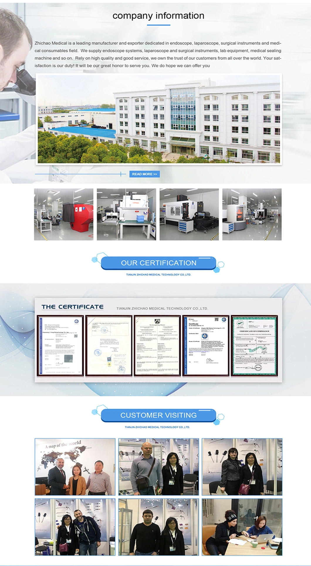 Hernia Stapler Surgery Use Endo Titanium Surgical Mesh Tacker with CE& ISO