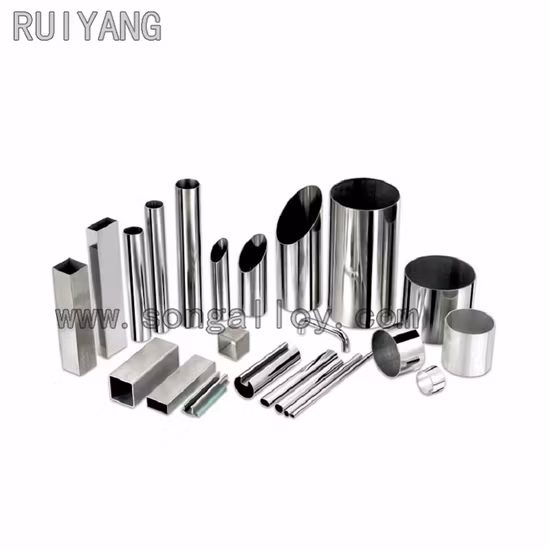 Tubo de aço inoxidável Tubo de titânio Tubo de níquel Tubo de fundição centrífuga Tubo de aço de liga sem costura ou soldagem redonda/quadrada/retangular/hex/tubo oval